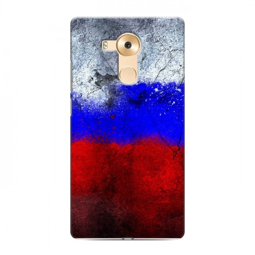 Дизайнерский пластиковый чехол для Huawei Mate 8 Российский флаг