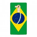 Дизайнерский пластиковый чехол для Huawei Mate 8 Флаг Бразилии