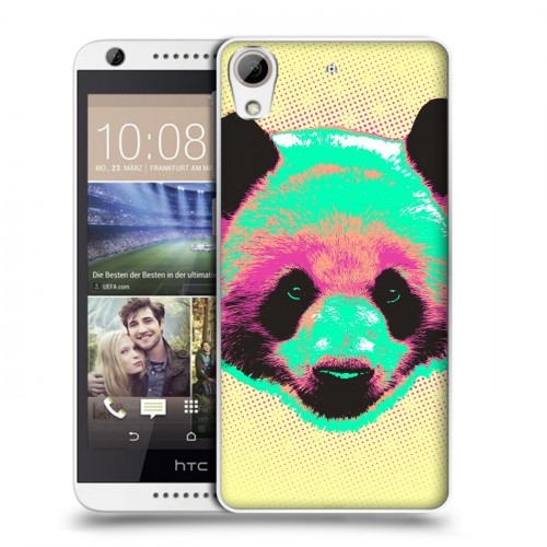 Дизайнерский силиконовый чехол для HTC Desire 626 Животный поп-арт