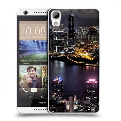 Дизайнерский силиконовый чехол для HTC Desire 626 Гонконг