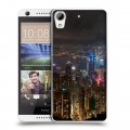 Дизайнерский пластиковый чехол для HTC Desire 626 Гонконг