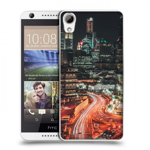Дизайнерский силиконовый чехол для HTC Desire 626 Сингапур