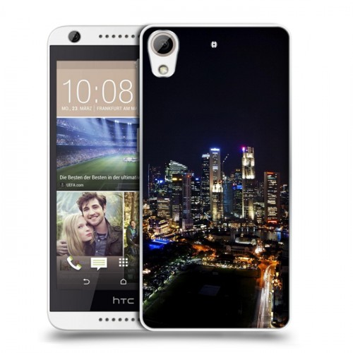 Дизайнерский пластиковый чехол для HTC Desire 626 Сингапур