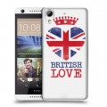 Дизайнерский пластиковый чехол для HTC Desire 626 British love