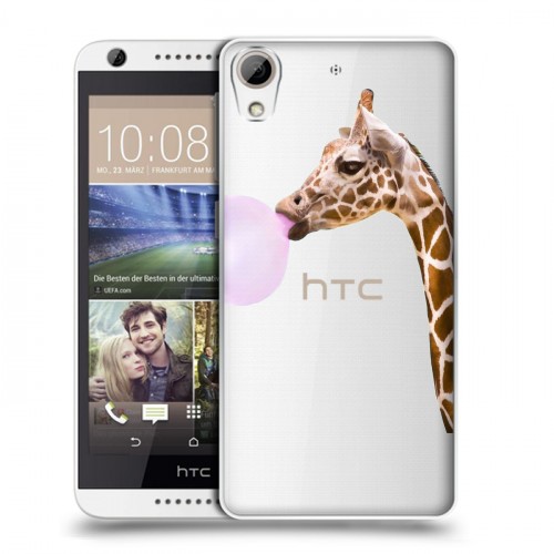 Дизайнерский силиконовый чехол для HTC Desire 626 Мятные звери
