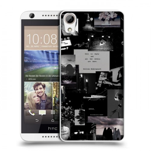 Дизайнерский силиконовый чехол для HTC Desire 626 Коллаж