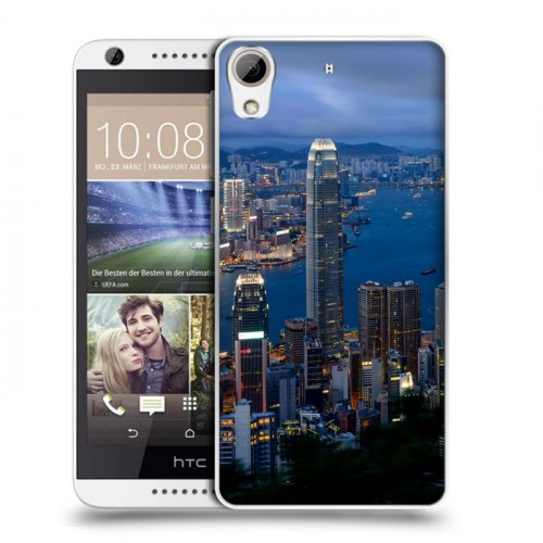 Дизайнерский пластиковый чехол для HTC Desire 626 Гонконг