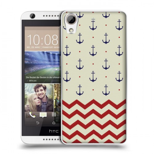 Дизайнерский силиконовый чехол для HTC Desire 626 Морские шаблоны