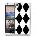 Дизайнерский пластиковый чехол для HTC Desire 626 Черно-белые фантазии