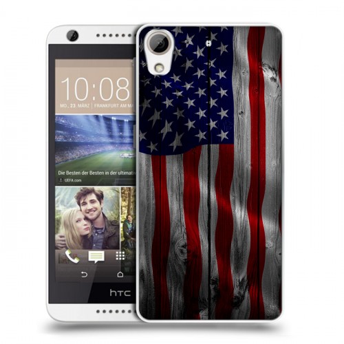 Дизайнерский силиконовый чехол для HTC Desire 626 Флаг США