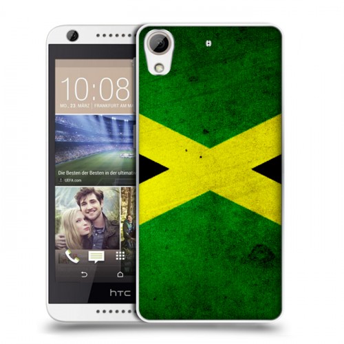 Дизайнерский силиконовый чехол для HTC Desire 626 Флаг Ямайки
