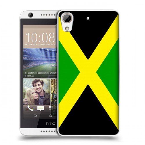 Дизайнерский силиконовый чехол для HTC Desire 626 Флаг Ямайки