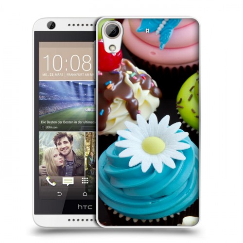 Дизайнерский силиконовый чехол для HTC Desire 626 Кексы