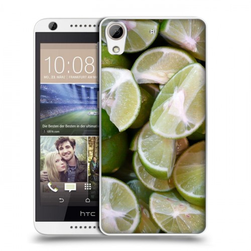 Дизайнерский силиконовый чехол для HTC Desire 626 Лайм