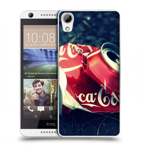 Дизайнерский силиконовый чехол для HTC Desire 626 Coca-cola