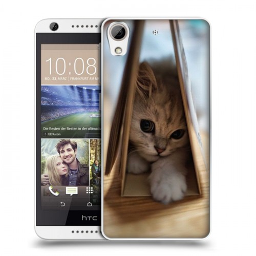 Дизайнерский силиконовый чехол для HTC Desire 626 Котята
