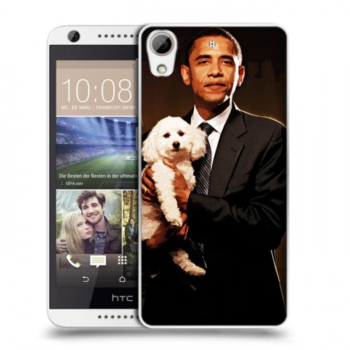 Дизайнерский силиконовый чехол для HTC Desire 626 Барак Обама