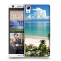 Дизайнерский силиконовый чехол для HTC Desire 626 Пляж