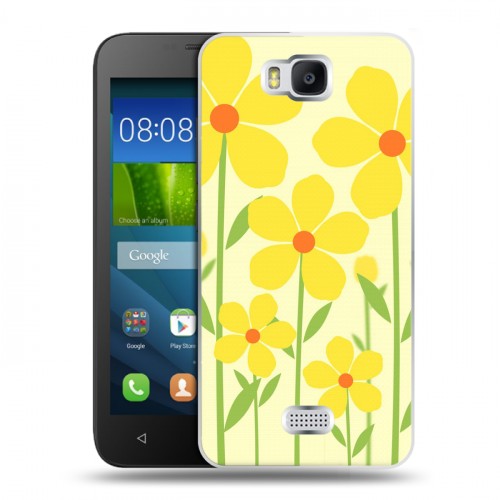 Дизайнерский пластиковый чехол для Huawei Y5c Романтик цветы