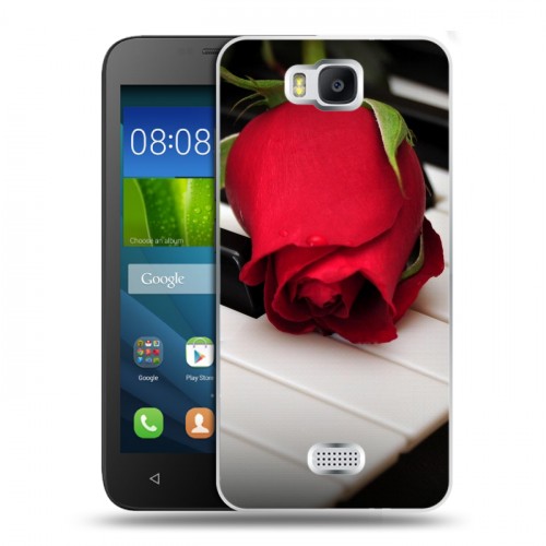 Дизайнерский пластиковый чехол для Huawei Y5c Розы