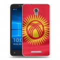 Дизайнерский пластиковый чехол для Alcatel OneTouch Pixi First флаг Киргизии