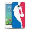 Дизайнерский силиконовый чехол для Alcatel One Touch POP 3 5 НБА