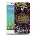Дизайнерский силиконовый чехол для Alcatel One Touch POP 3 5 League of Legends