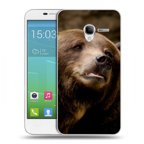 Дизайнерский силиконовый чехол для Alcatel One Touch POP 3 5 Медведи