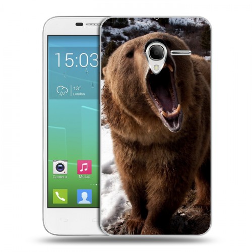 Дизайнерский силиконовый чехол для Alcatel One Touch POP 3 5 Медведи