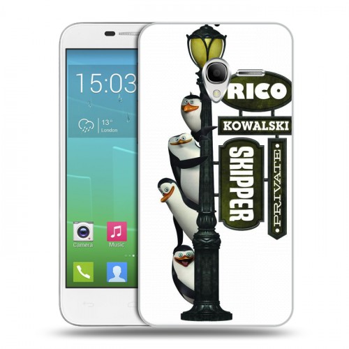 Дизайнерский силиконовый чехол для Alcatel One Touch POP 3 5 Мадагаскар