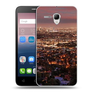 Дизайнерский силиконовый чехол для Alcatel One Touch POP 3 5.5 Лос-Анджелес (на заказ)