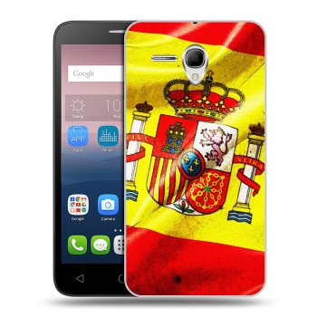 Дизайнерский силиконовый чехол для Alcatel One Touch POP 3 5.5 Флаг Испании (на заказ)