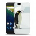 Дизайнерский силиконовый чехол для Google Huawei Nexus 6P Пингвины