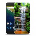 Дизайнерский силиконовый чехол для Google Huawei Nexus 6P водопады