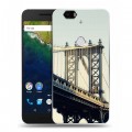 Дизайнерский силиконовый чехол для Google Huawei Nexus 6P Нью-Йорк