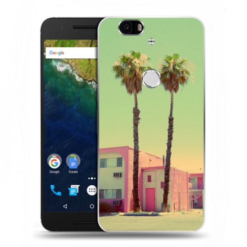 Дизайнерский силиконовый чехол для Google Huawei Nexus 6P Блудливая калифорния