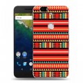 Дизайнерский силиконовый чехол для Google Huawei Nexus 6P Этнические мотивы