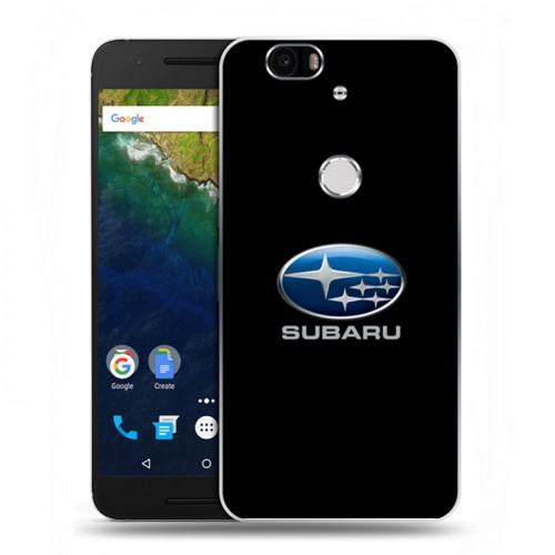 Дизайнерский силиконовый чехол для Google Huawei Nexus 6P Subaru