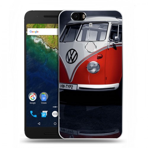 Дизайнерский силиконовый чехол для Google Huawei Nexus 6P Volkswagen