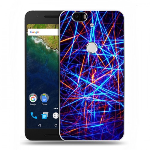 Дизайнерский силиконовый чехол для Google Huawei Nexus 6P Энергия красоты