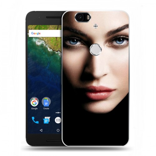 Дизайнерский силиконовый чехол для Google Huawei Nexus 6P Меган Фокс