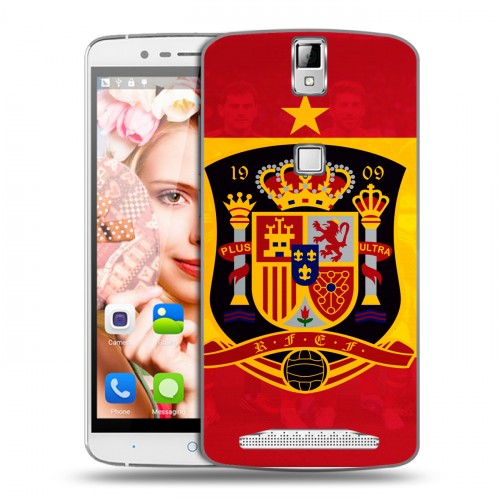 Дизайнерский пластиковый чехол для Elephone P8000 флаг Испании
