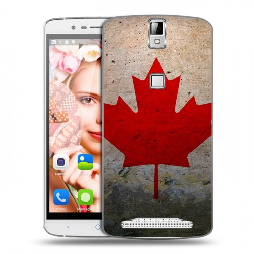 Дизайнерский пластиковый чехол для Elephone P8000 Флаг Канады