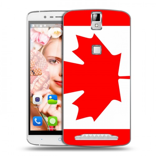 Дизайнерский пластиковый чехол для Elephone P8000 Флаг Канады
