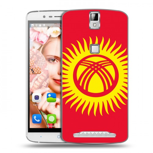 Дизайнерский пластиковый чехол для Elephone P8000 Флаг Киргизии