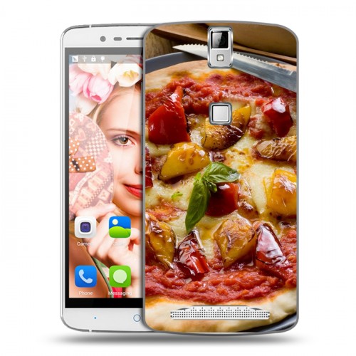 Дизайнерский пластиковый чехол для Elephone P8000 Пицца