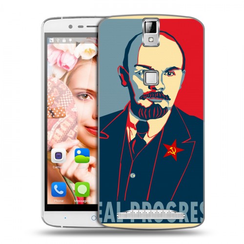 Дизайнерский пластиковый чехол для Elephone P8000 Владимир Ленин