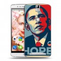 Дизайнерский пластиковый чехол для Elephone P8000 Барак Обама