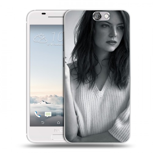 Дизайнерский пластиковый чехол для HTC One A9 Эмма Стоун
