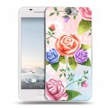 Дизайнерский пластиковый чехол для HTC One A9 Романтик цветы